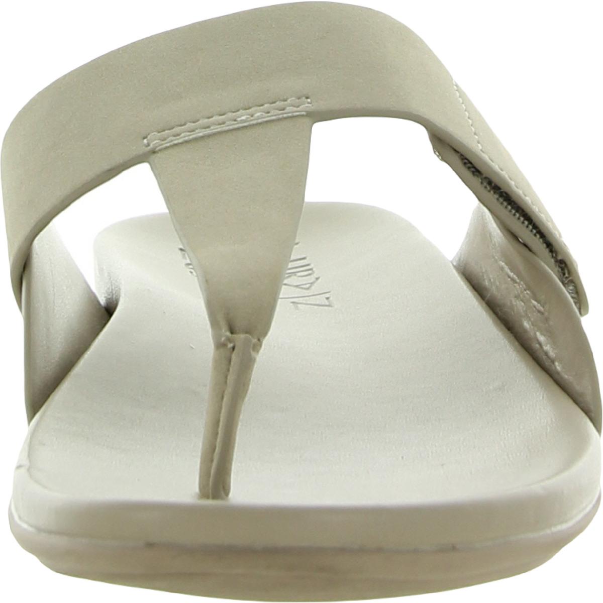 Genn-Twirl Womens Faux Leather Slide Sandals