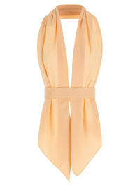 Alberta Ferretti Women Scarf-Effect Top