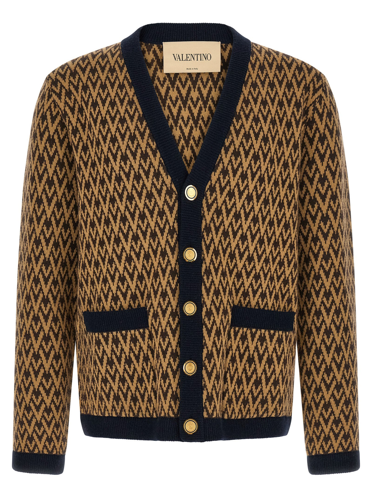 VALENTINO GARAVANI Valentino Garavani Men Valentino Garavani 'Toute La V' Cardigan