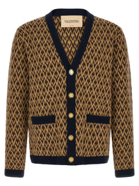 VALENTINO GARAVANI Valentino Garavani Men Valentino Garavani 'Toute La V' Cardigan