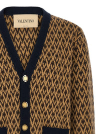VALENTINO GARAVANI Valentino Garavani Men Valentino Garavani 'Toute La V' Cardigan