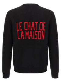 VALENTINO GARAVANI Valentino Garavani Men Valentino Garavani 'Le Chat De La Maison' Sweater