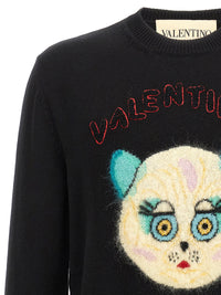 VALENTINO GARAVANI Valentino Garavani Men Valentino Garavani 'Le Chat De La Maison' Sweater