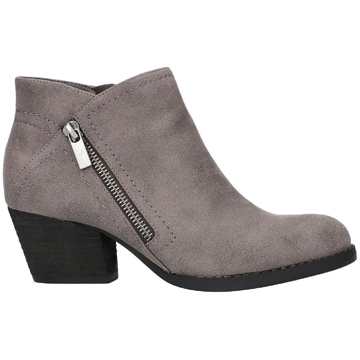 Bobbi Womens Solid Man Made Booties
