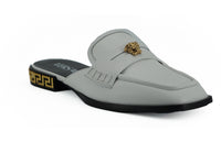 Versace Elegant White Leather Flat Women's Slides7
