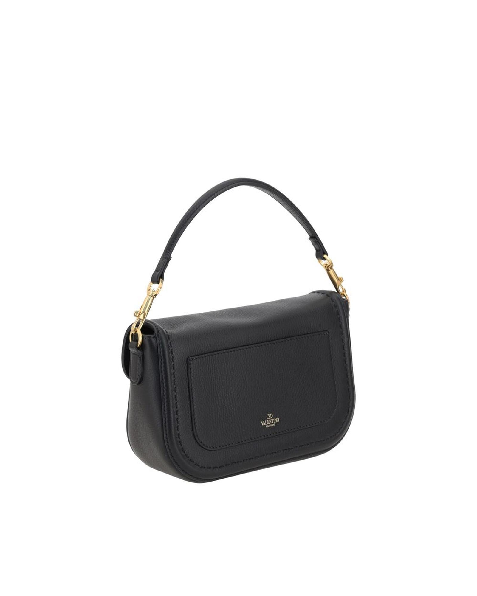 Valentino Garavani Roman Stud Shoulder Bag Women Black