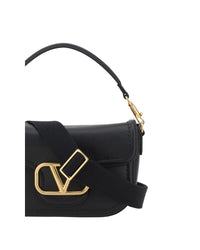 Valentino Garavani Roman Stud Shoulder Bag Women Black