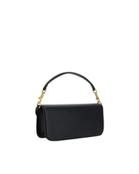 Valentino Garavani Roman Stud Shoulder Bag Black Leather Women