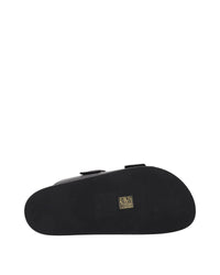 Valentino Garavani Logo Slide Sandals Men Black