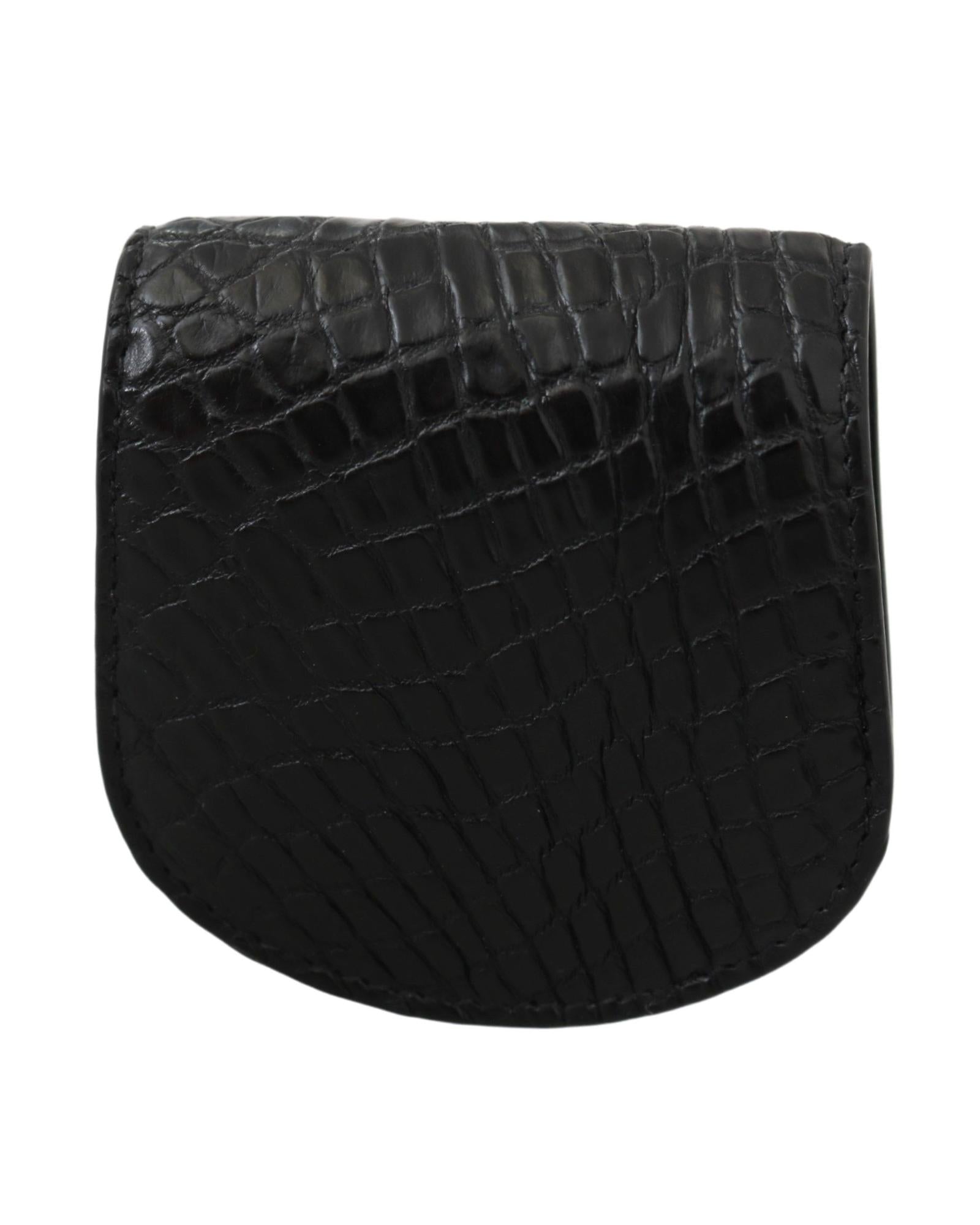 Dolce & Gabbana Exotic Leather Pocket Wallet Case