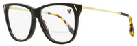 Victoria Beckham Square Eyeglasses VB2636 001 Black/Gold 56mm Black Gold