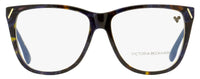 Victoria Beckham Square Eyeglasses VB2636 418 Havana Blue 56mm