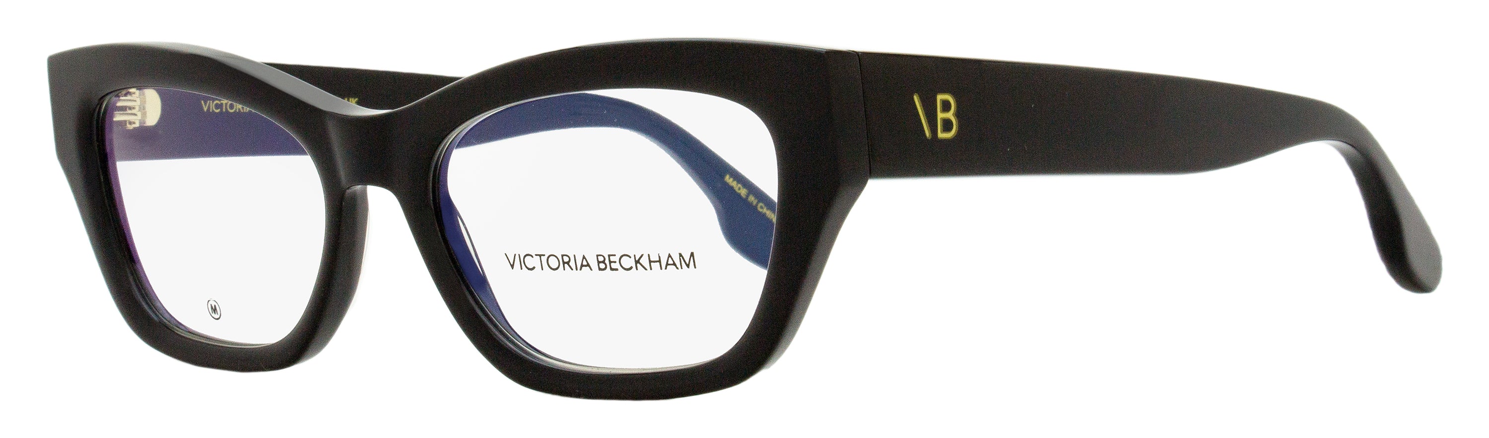 Victoria Beckham Modified Rectangle Eyeglasses VB2675 001 Black 53mm Black