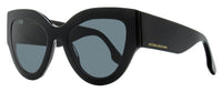 Victoria Beckham Cat Eye Sunglasses VB628S 001 Black 55mm Black