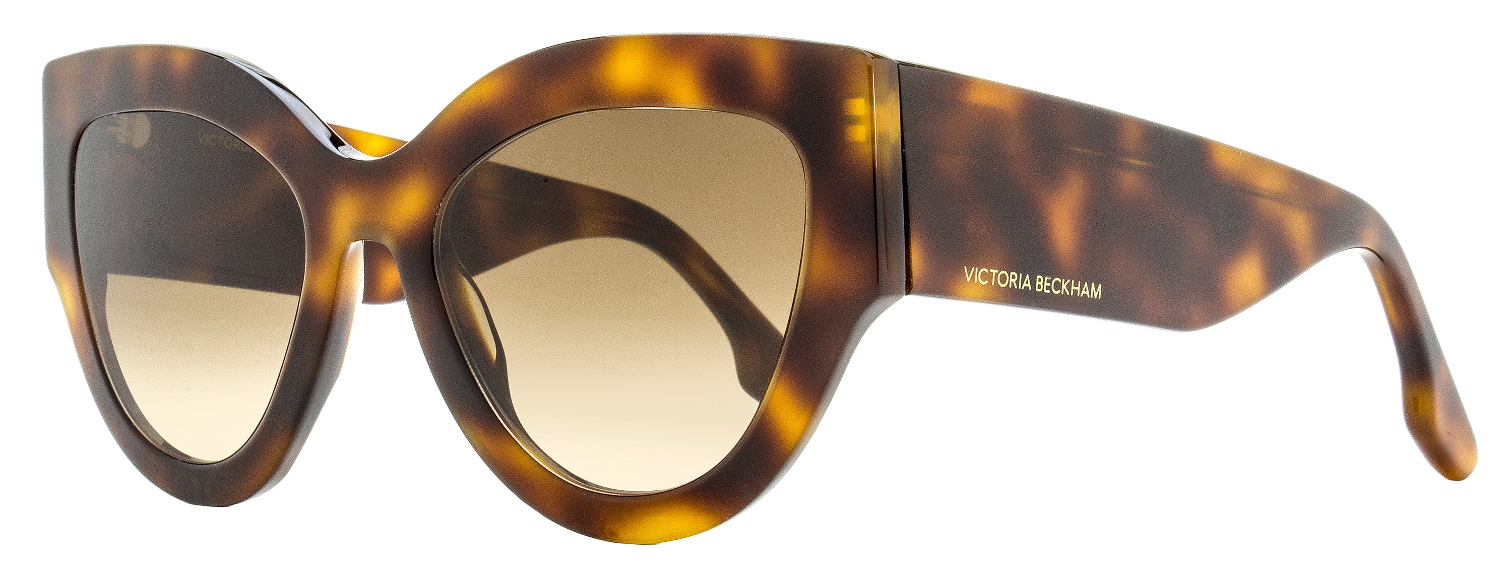 Victoria Beckham Cat Eye Sunglasses VB628S 215 Tortoise 55mm Tortoise