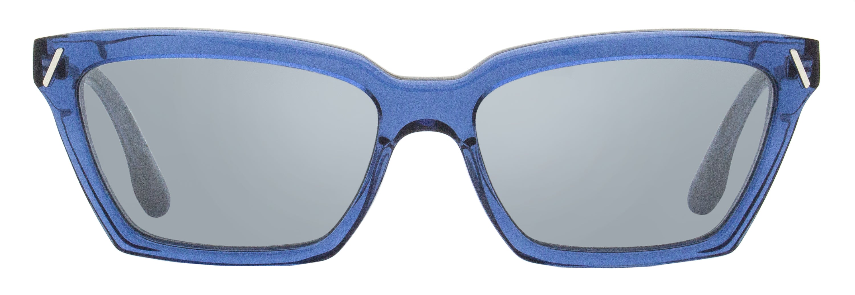 Victoria Beckham Modified Rectangle Sunglasses VB661S 414 Blue