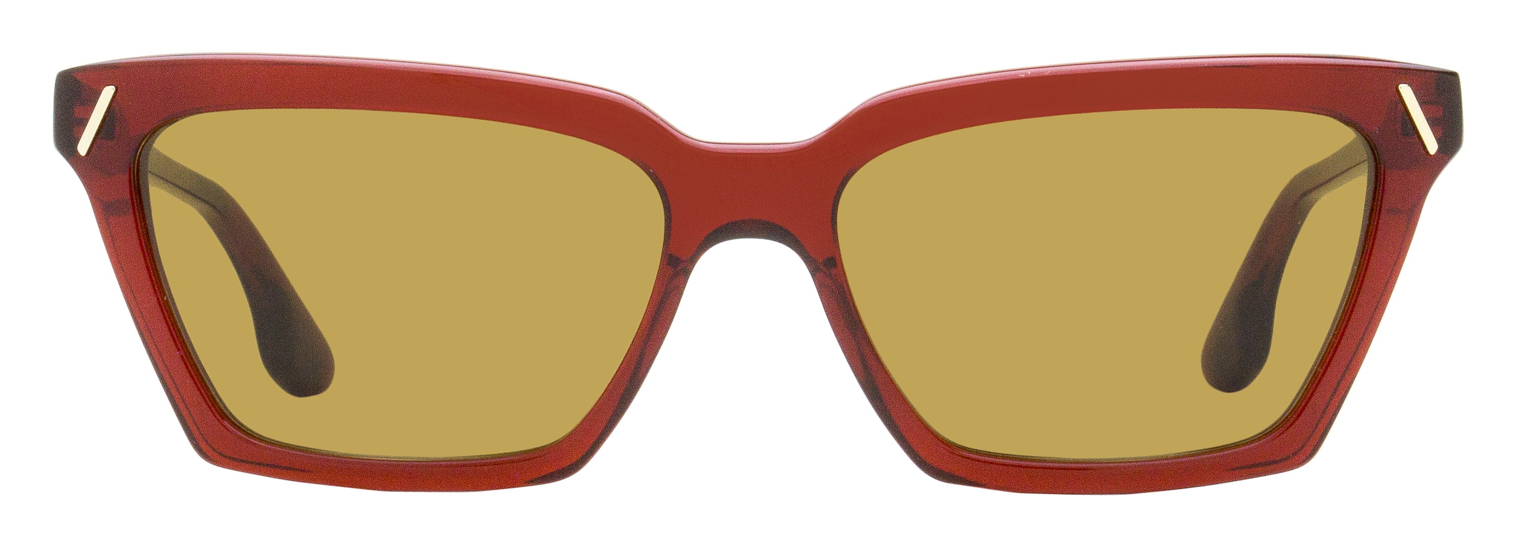 Victoria Beckham Modified Rectangle Sunglasses VB661S 610 Maroon