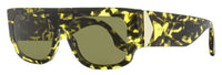 Victoria Beckham V Plaque Sunglasses VB666S 012 Yellow Havana 55mm Yellow Havana