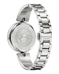 Versace Versace Womens  Stainless Steel 39mm Bracelet Fashion Watch