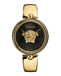 Versace Versace Womens  IP Yellow Gold 39mm Bracelet Fashion Watch