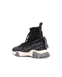 Versace Odissea HighTop Sneakers Men Black