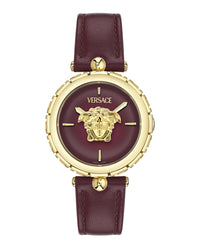 Versace Womens Gold 34mm Strap Fashion Watch