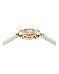 Versace Versace Womens  Rosegold 34mm Strap Fashion Watch