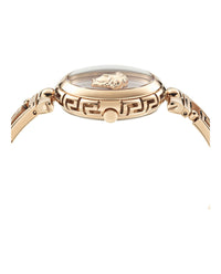Versace Versace Womens  Rosegold 34mm Bracelet Fashion Watch