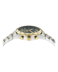 Versace Mens Two Tone 41mm Bracelet Fashion Watch