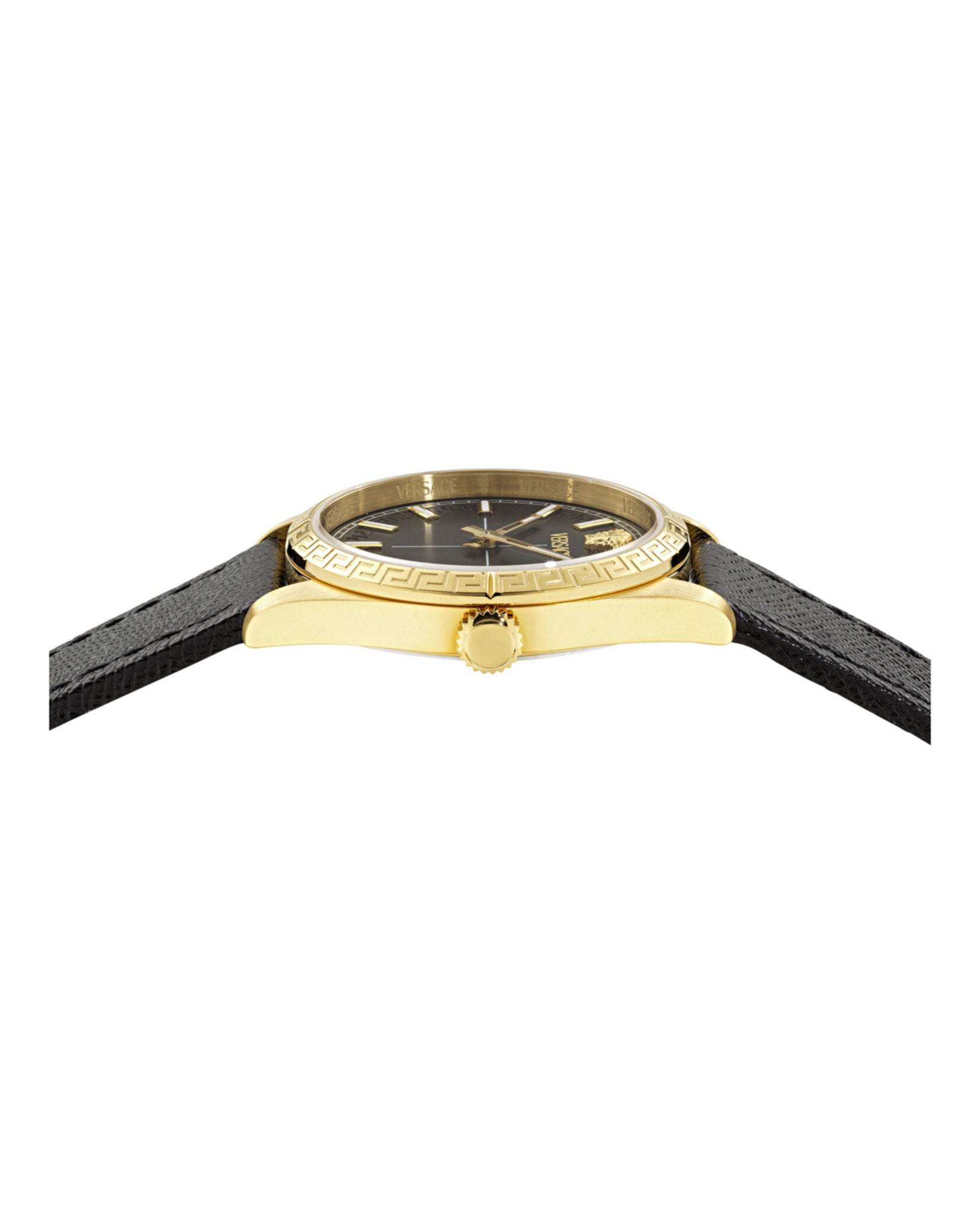 Versace Versace Womens  Gold 32mm Strap Fashion Watch