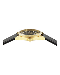 Versace Versace Womens  Gold 32mm Strap Fashion Watch