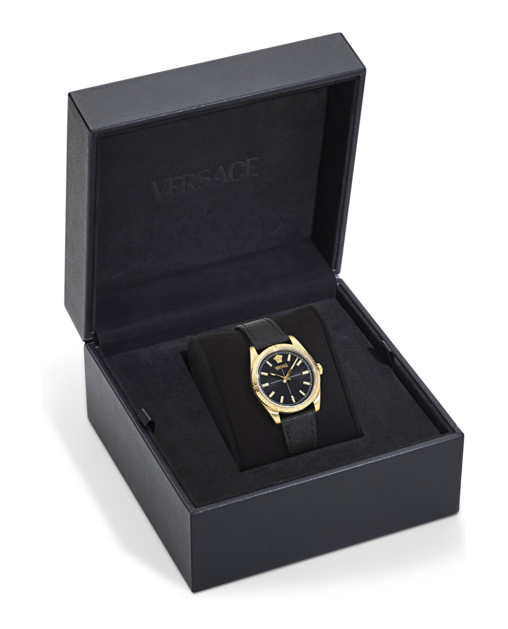Versace Versace Womens  Gold 32mm Strap Fashion Watch
