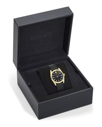 Versace Versace Womens  Gold 32mm Strap Fashion Watch