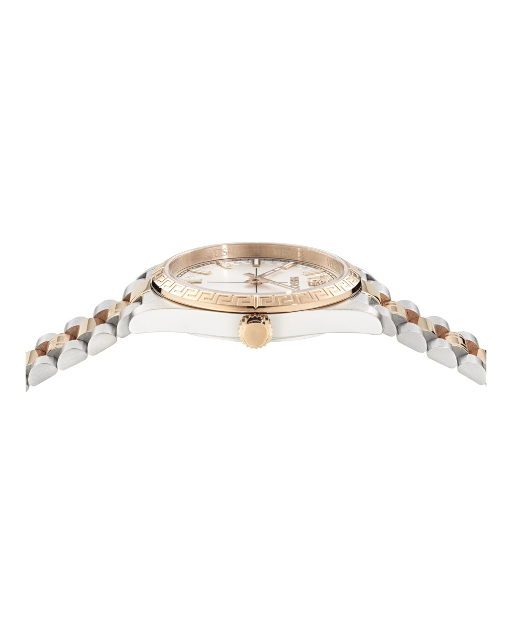 Versace Womens Two Tone 32mm Bracelet Fashion Watch