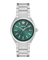 Versace Versace Mens  Stainless Steel 39mm Bracelet Fashion Watch