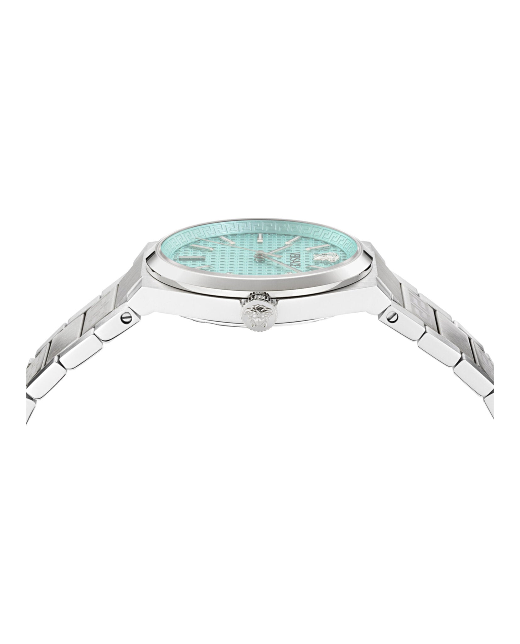 Versace Mens Stainless Steel 39mm Bracelet Fashion Watch
