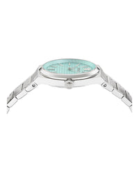 Versace Mens Stainless Steel 39mm Bracelet Fashion Watch
