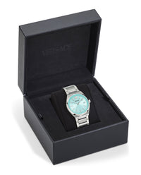 Versace Mens Stainless Steel 39mm Bracelet Fashion Watch