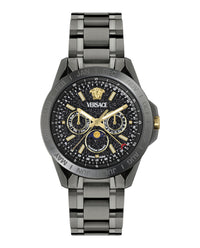 Versace Mens Gun 43mm Bracelet Fashion Watch