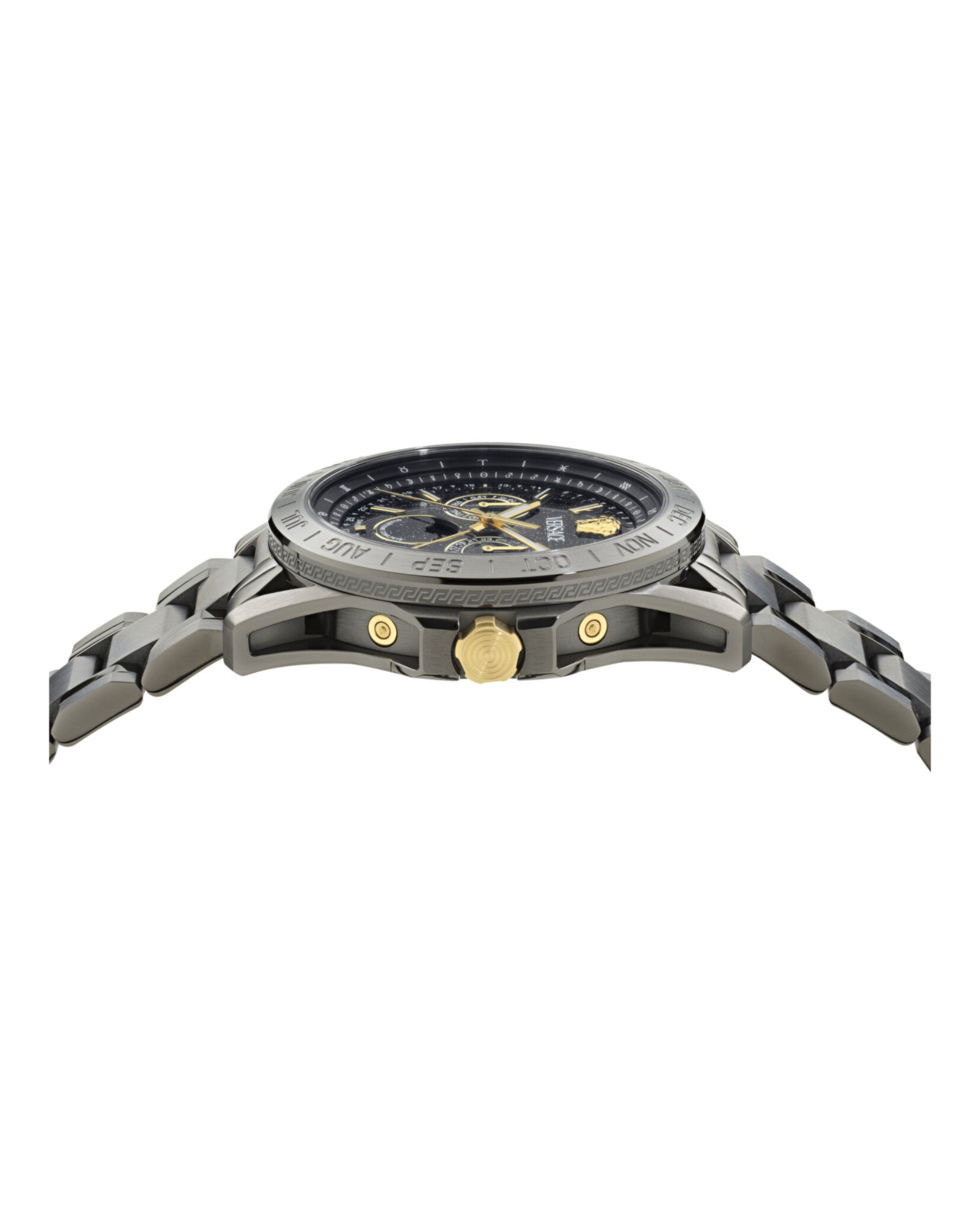 Versace Mens Gun 43mm Bracelet Fashion Watch
