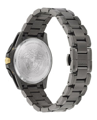 Versace Mens Gun 43mm Bracelet Fashion Watch
