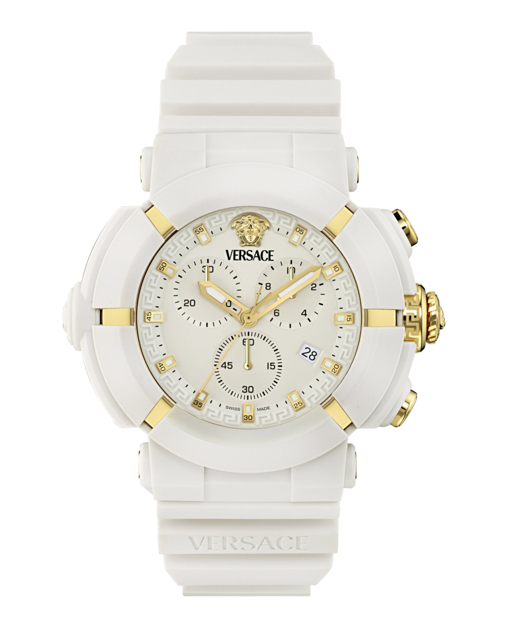 Versace Versace Mens   45mm Strap Fashion Watch
