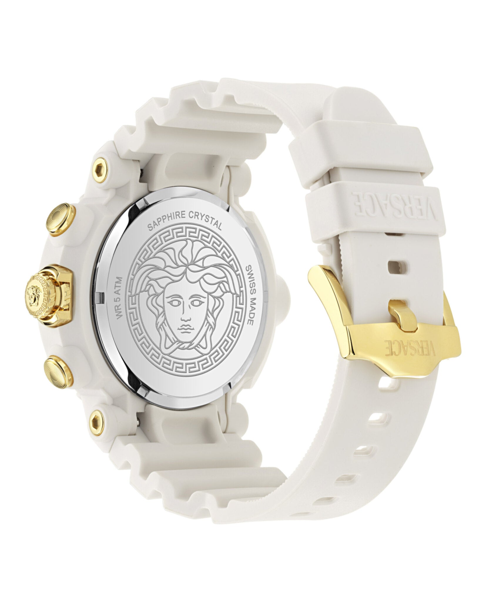 Versace Versace Mens   45mm Strap Fashion Watch