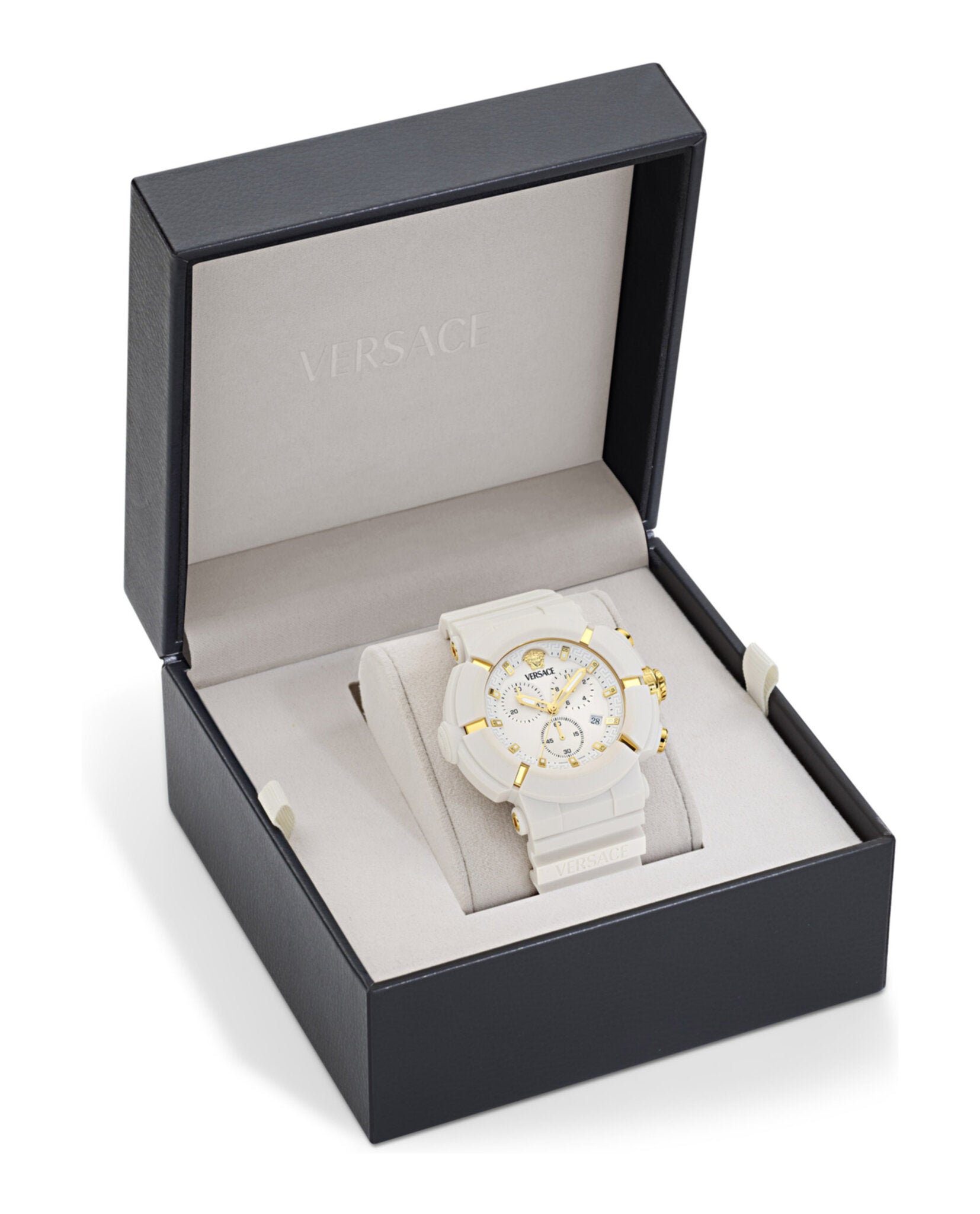 Versace Versace Mens   45mm Strap Fashion Watch