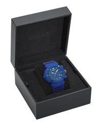 Versace Versace Mens  Pink 45mm Strap Fashion Watch