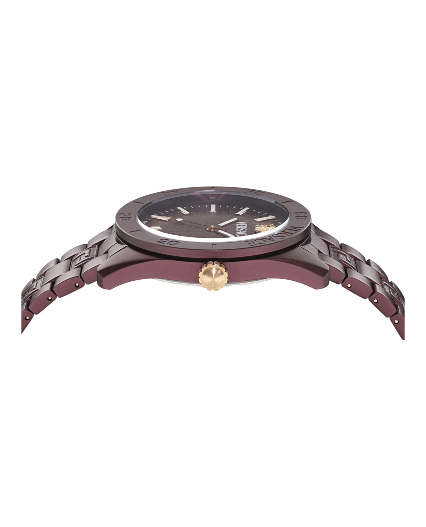 Versace Mens 42mm Bracelet Fashion Watch