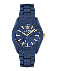 Versace Mens 42mm Bracelet Fashion Watch