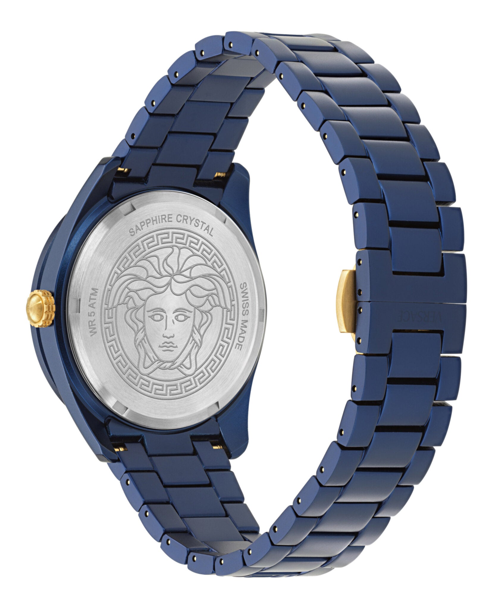 Versace Mens 42mm Bracelet Fashion Watch