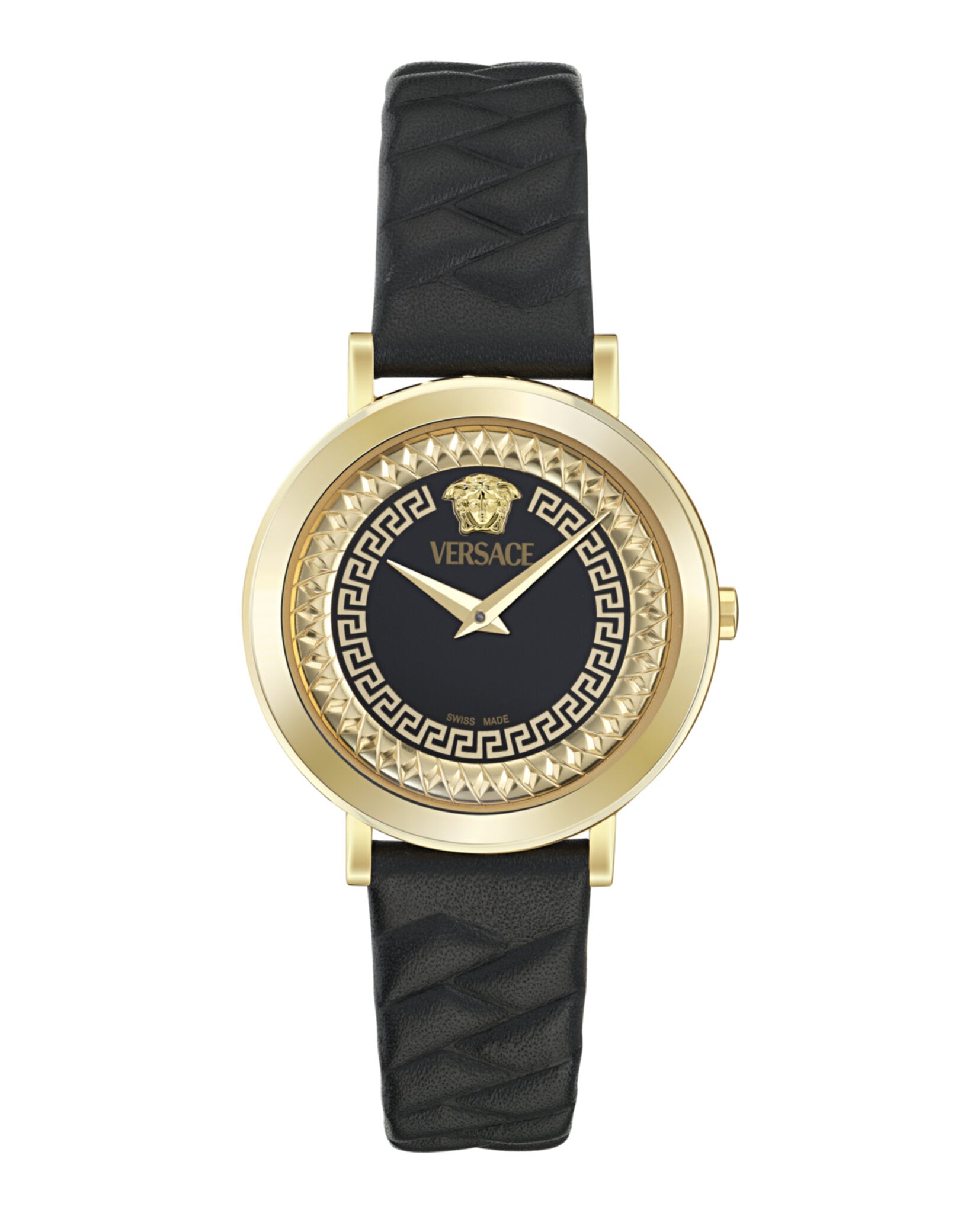Versace Versace Womens  Gold 35mm Strap Fashion Watch