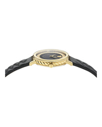 Versace Versace Womens  Gold 35mm Strap Fashion Watch